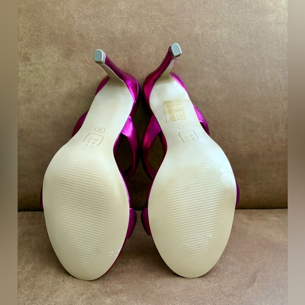 Shu Shop Women's Georgia Shoes. Fuchsia. Size 8. NIB - Picture 3 of 9